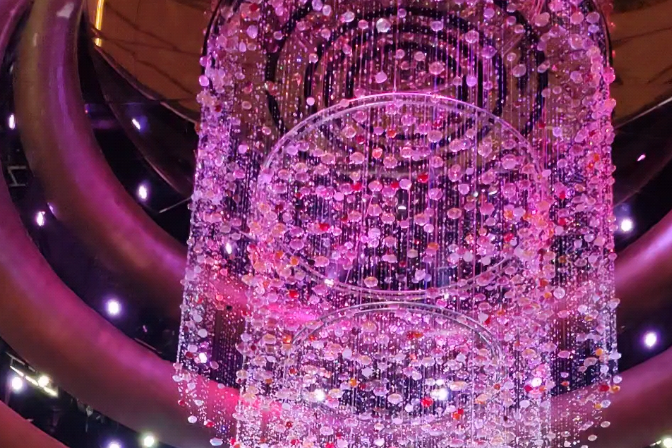 Galaxy Hall Diamond Waterfall Show